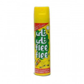 FLEE-FLEE FLYING INSECT KILLER YELLOW 400ML فيل فيل مبيد الحشرات 400 مل 