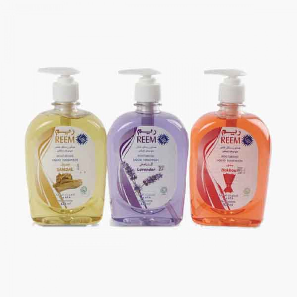 REEM HANDWASH LIQUID ASRTD 3 X 525ML ريم صابون تنظيف اليدين 3*525 ملي