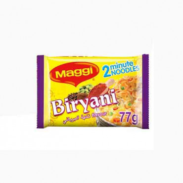 NESTLE MAGGI 2 MINUTE BIRIYANI NOODLE 77GM نودلز برياني ماجي نيستيل 77جرام