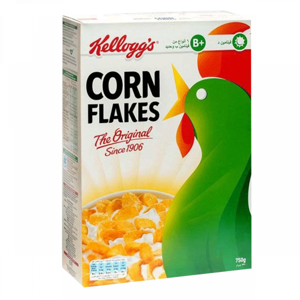 KELLOGGS CORNFLAKES 750 GMكيلوكس كورن فليكس 750جرام