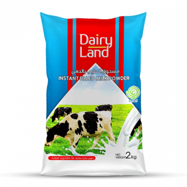 DAIRY LAND INSTANT FILLED MILK POWDER 2KGحليب بودر ديري لاند 2 كيلو جرام