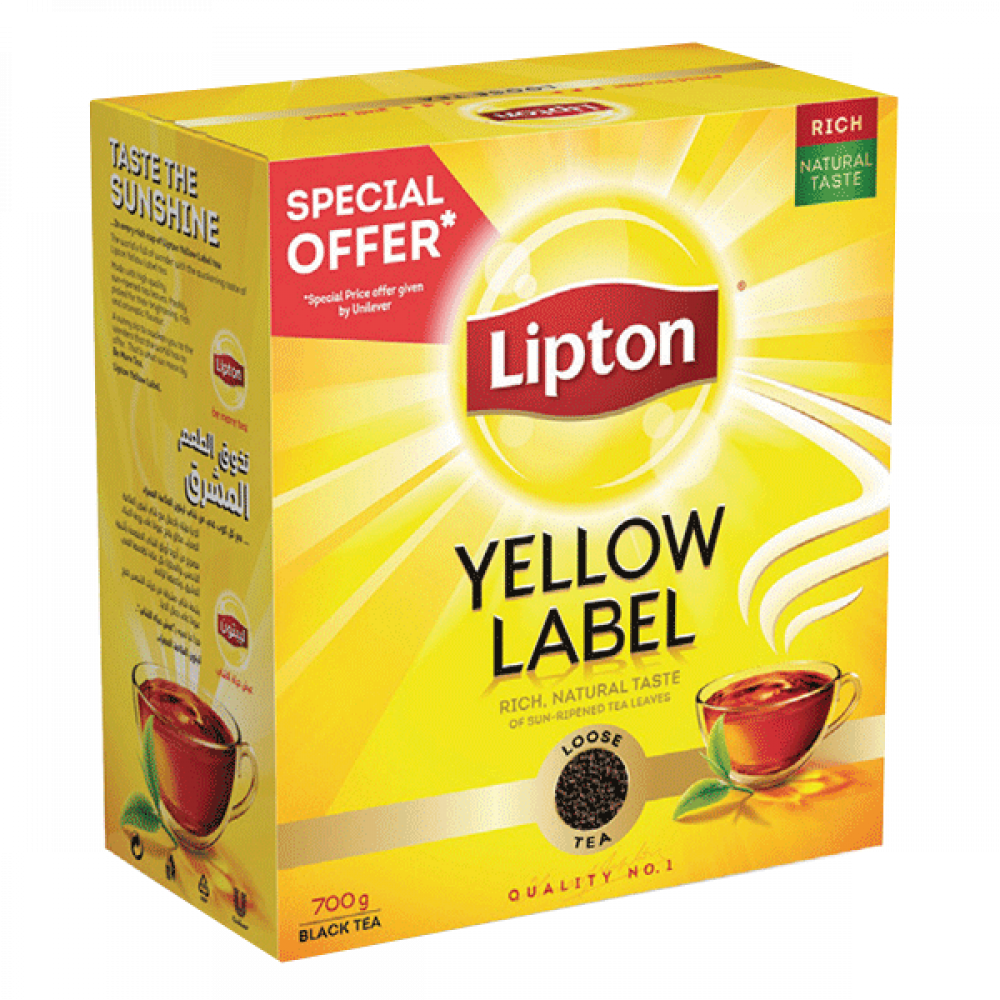 LIPTON YELLOW YLTP 700GM SP OFFERشاي لبتون اصفر 700جرام