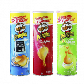 PRINGLES 3X165 15% ASSTDبرينجلز3×165متنوع