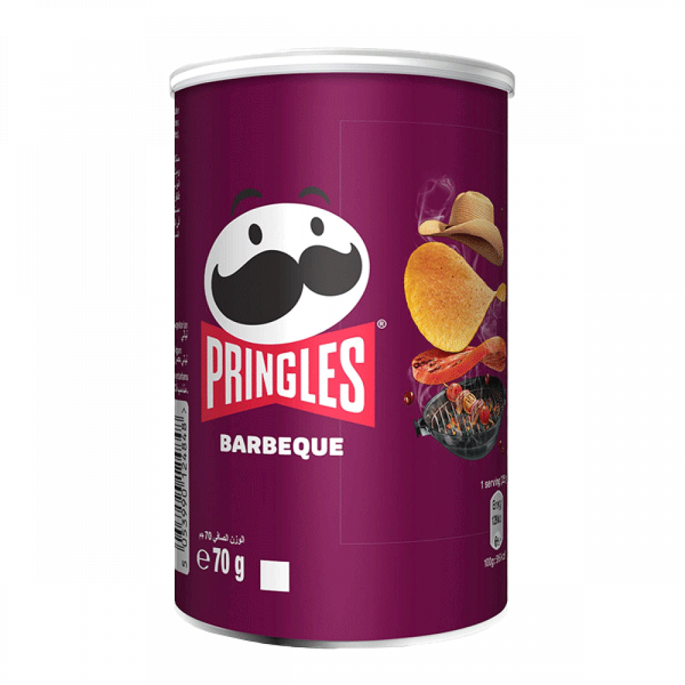 PRINGLES MEDIUM BBQ 70 GM