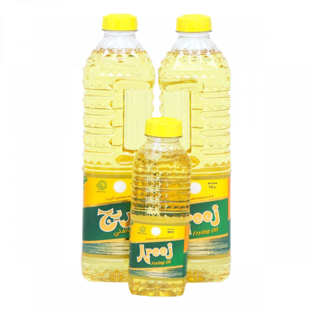 AREEJ COOKING OIL 2X1.5LTR+500ML