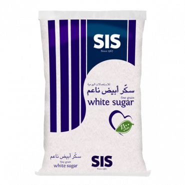 SIS FINE GRAIN SUGAR 1KGسكر س ا س 1كجم