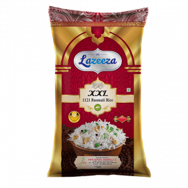 LAZEEZA XXL 1121 STEAM BASMATI RICE 35KGأرز لذيذ XXL1121 باسمتي 35كيلو