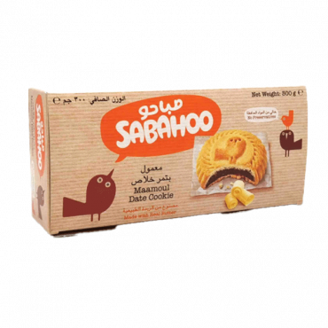 SABAHOO MAAMOUL DATE COOKIE 50GM صباحو معموول  كوكيز التمر 50 جرام