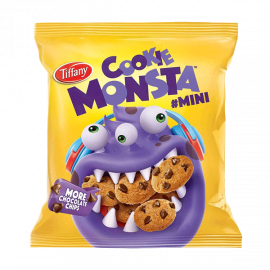 TIFFANY COOKIE MONSTA MINI CHOCOCHIP 32GMتيفاني كوكي مونستا ميني شوكلاتة 12*32جرام