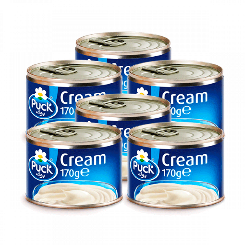 PUCK STERILIZED CREAM VP 6X160GM