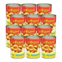 AL MAZRA FOUL MEDAMAS 12X400GM S/PRICEفول مدمس الم..