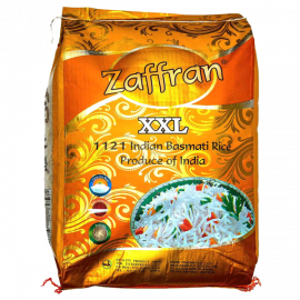 ZAFFRAN BASMATI RICE INDIAN1121 XXL 20 KG أرز بسمتي الهندي 20 كغ